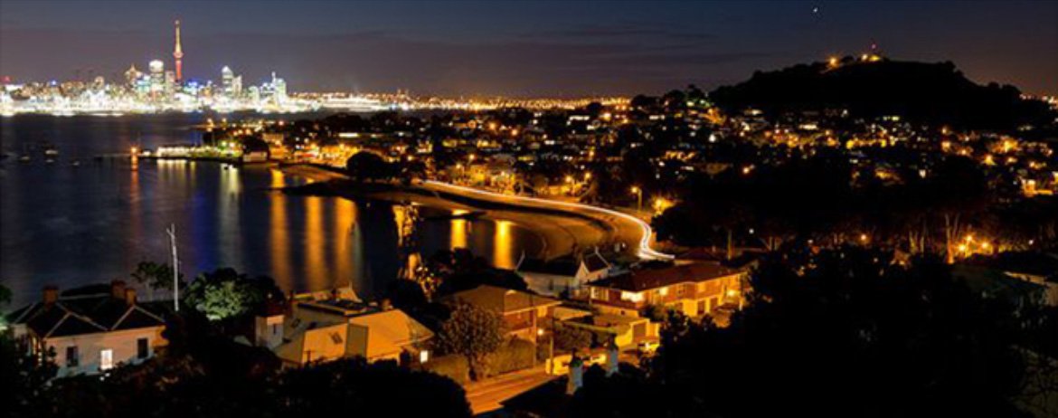 Devonport at night